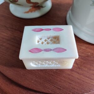 Vintage Soapstone Trinket Box